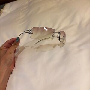 (SOLD) RARE CHANEL 4051 Pink Y2K Sunglasses